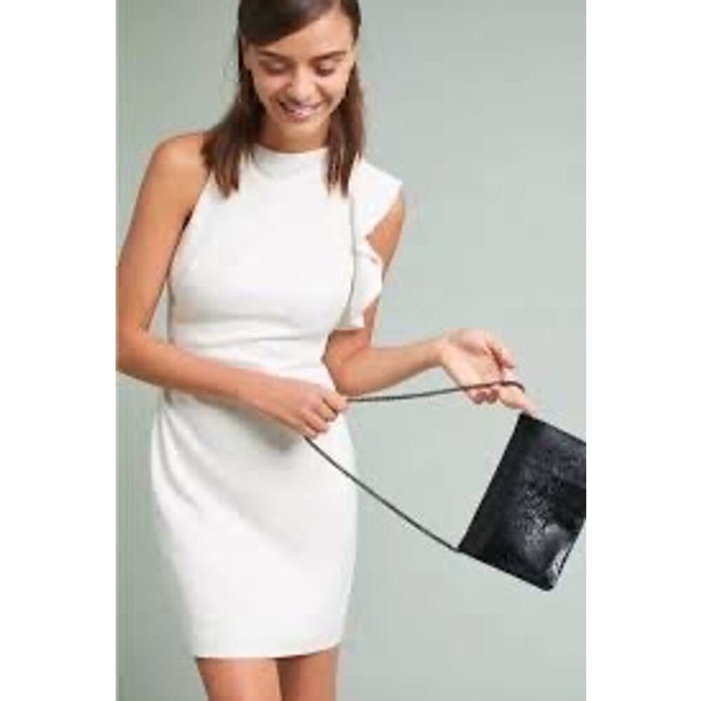 MSRP $390 Jackie O One Shoulder Sheath Dress Size M | SAME DAY SHIP or NEXT DAY